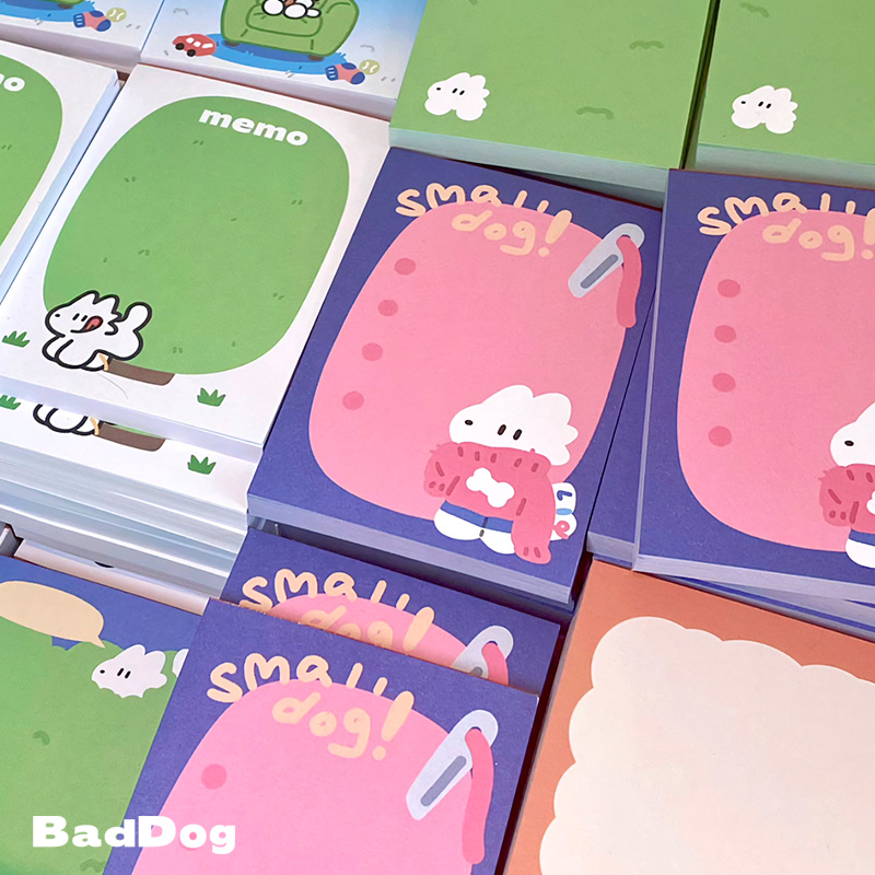 原创设计小狗便签本可爱便利贴女