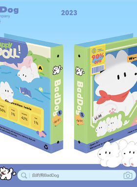 原创卡册A5四宫格硬壳相册拍立得手账收纳活页生写盲盒小卡二次元