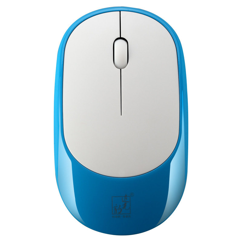 CHASING LIGHT LEOPARD 360 무성 무선 충전식 마우스 검정 흰색 분홍색 및 파란색 멀티 컬러 초박형 미니 귀여운 컴퓨터 마우스