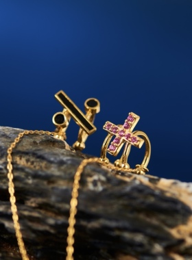 斑sama原创设计加减乘除符号动漫二次元周边耳骨夹情人节生日礼物