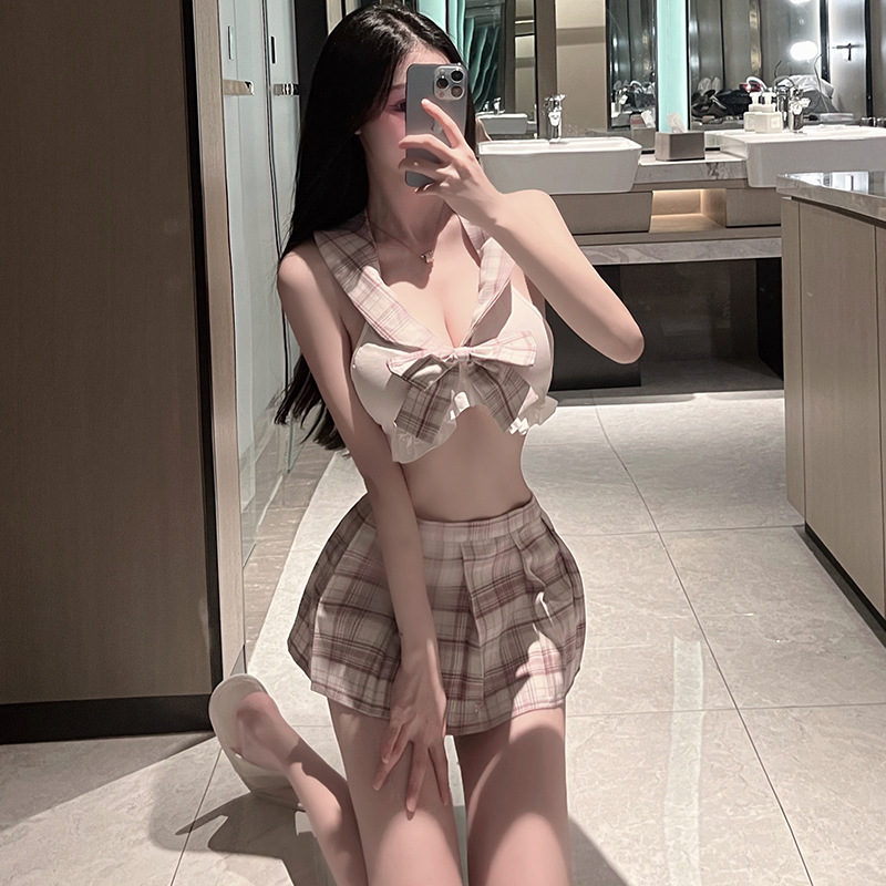 网红学院风性感学妹jk超
