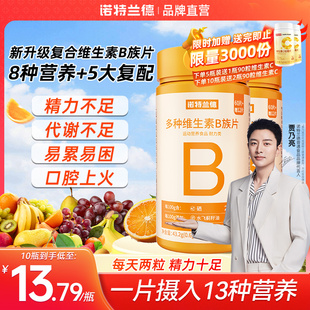 诺特兰德多种维生素B族复合片男女士专用vb维b2b12咀嚼片官方正品