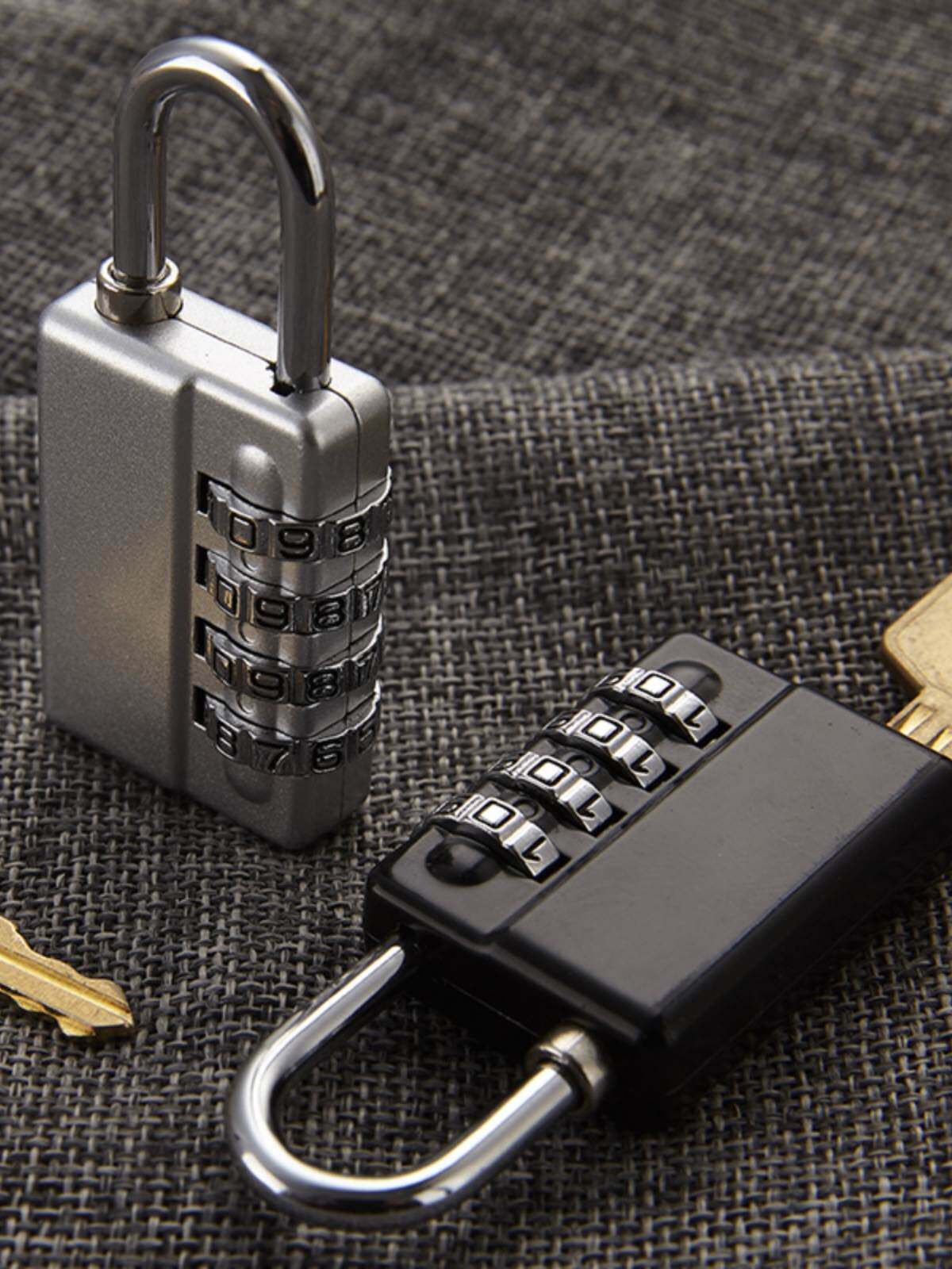 密码锁带钥匙两用柜子锁密室逃脱小箱子宿舍管理锁小号锁头挂锁