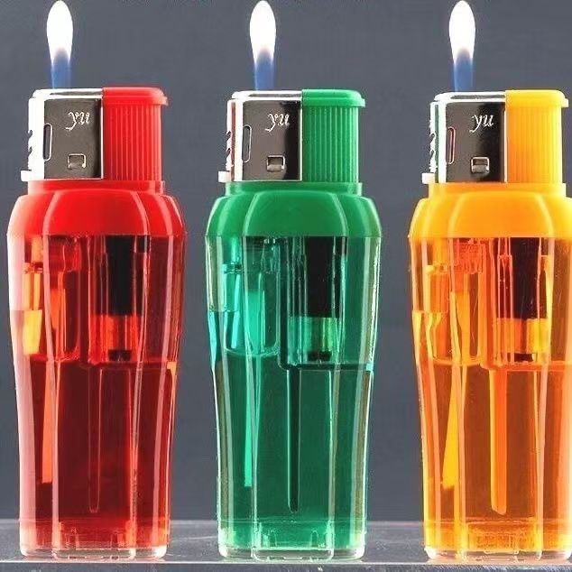 新款加大加厚50支一盒大号一次性高原明火打火机家用超市酒店批发