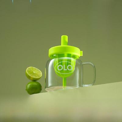 holoholo玻璃杯家用耐高温茶水分离杯子女高硼硅吸管杯大容量水杯