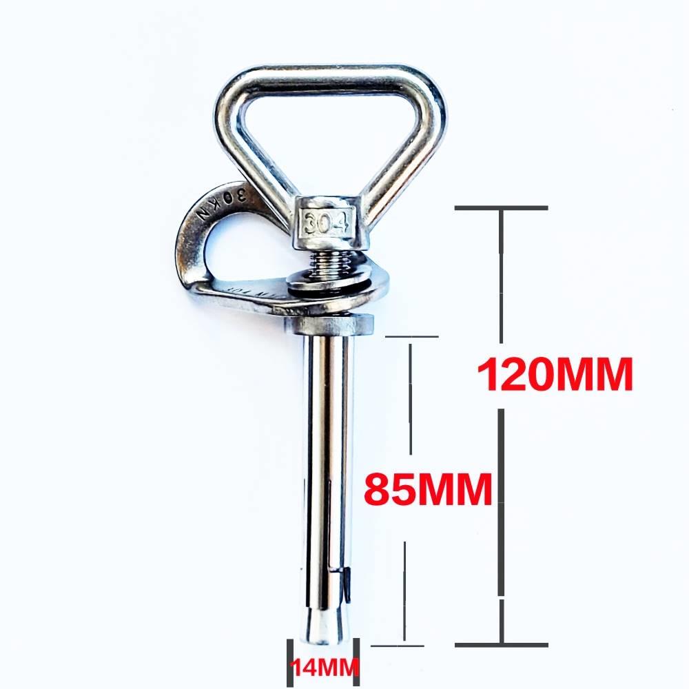 攀岩登山可拆重复使用卸锚点可拆卸岩钉膨胀螺丝空调安装高空作业