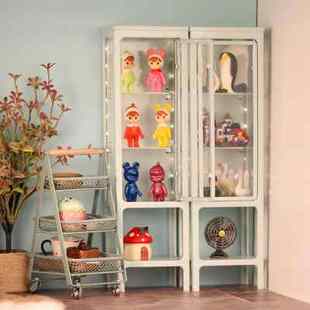 Aizulhomey新品 储物展示柜迷你仿真家具6分小布bjd模型娃娃屋配件