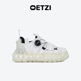 OETZI冰人奥兹网面小白鞋2026春季新品休闲冰山融化鞋男女同款