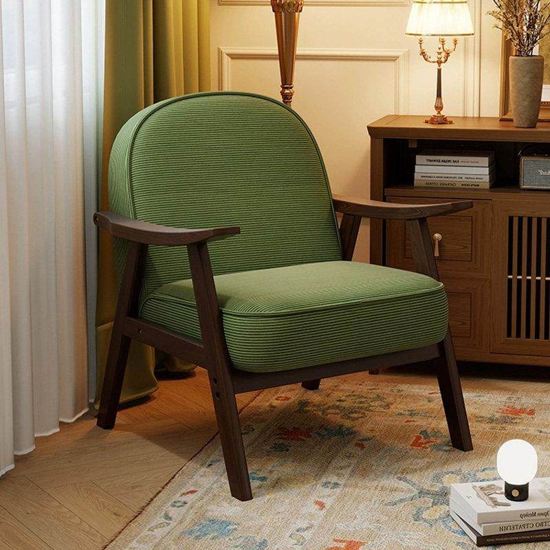 单人沙发椅阳台休闲小户型北欧客厅卧室居家实木中古风洽谈单椅子,住宅家具,家用单人沙发,淘宝优惠券,粉丝福利购,淘宝优惠卷