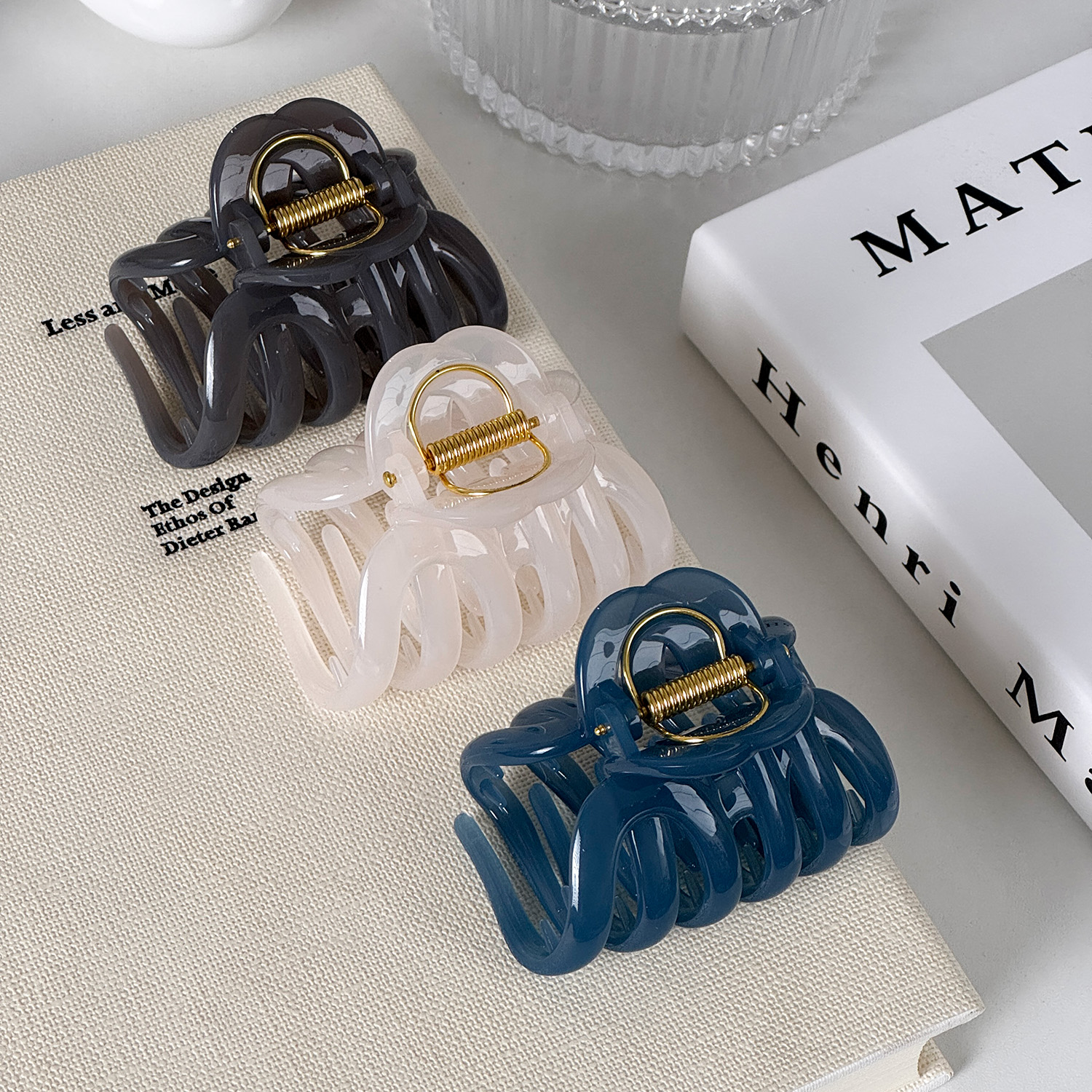 高级感中号抓夹女后脑勺发夹