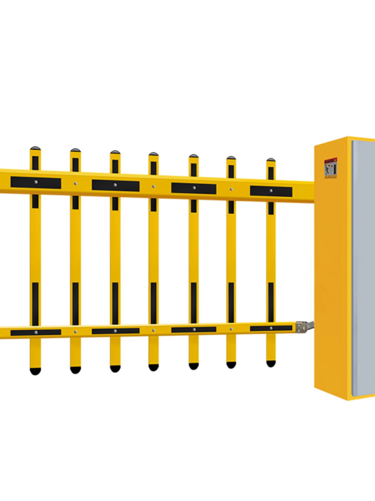 小栅栏闸道一体机杆电动闸机车牌识别区门禁起落杆停车场栏彩尼斯