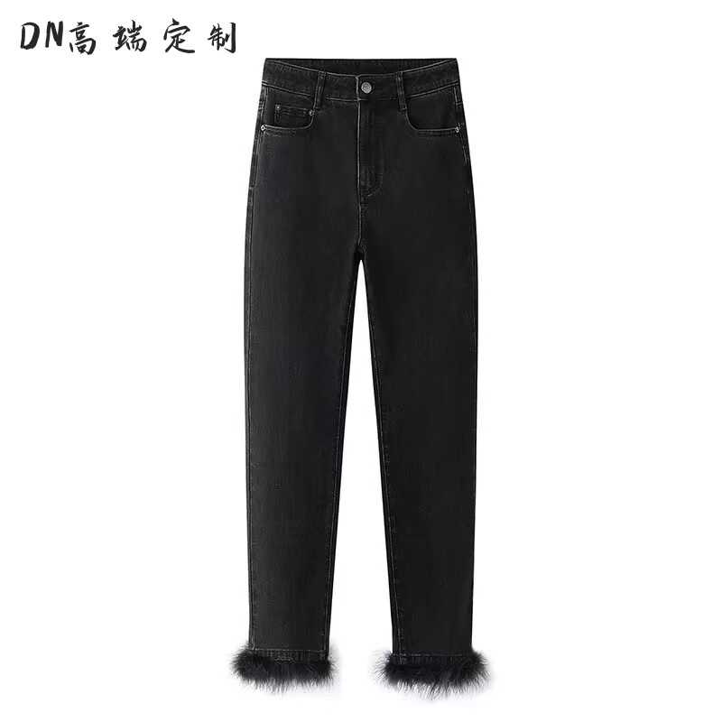 羽毛装饰DN少女风高端定制可拆卸