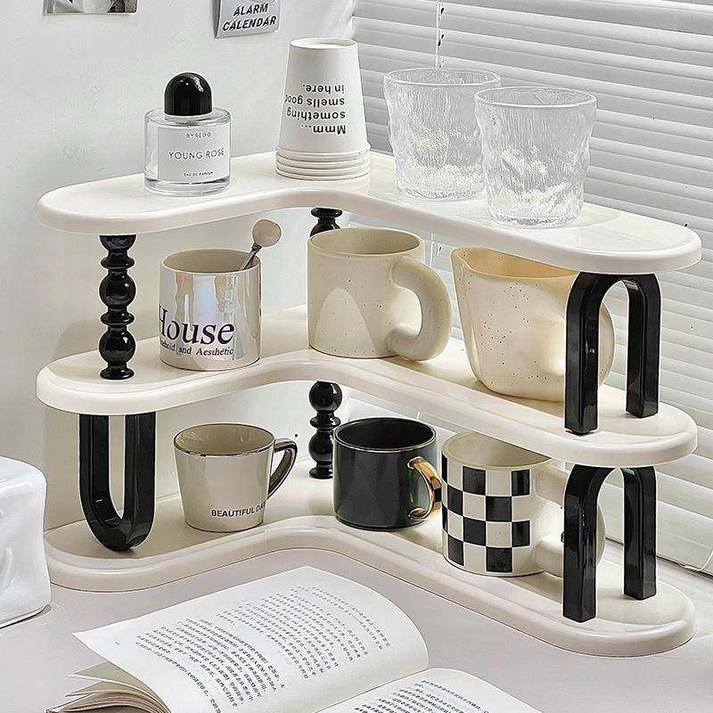 杯子收纳置物架家用茶杯收纳架沥水杯架玻璃杯茶杯转角放置架杯架,收纳整理,书桌收纳置物架,淘宝优惠券,粉丝福利购,淘宝优惠卷