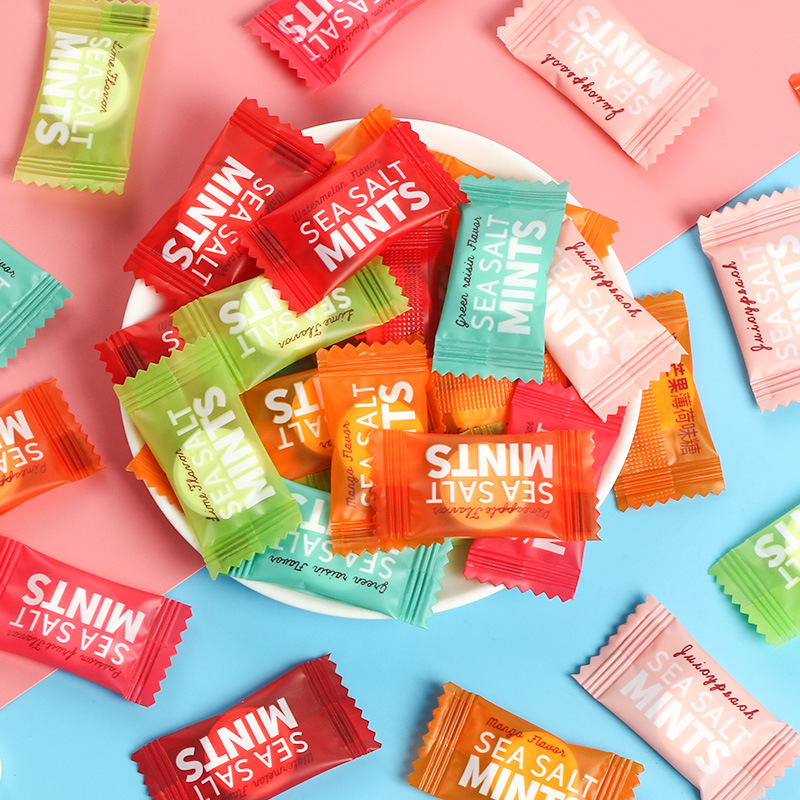 海盐薄荷糖维C含片门店接待糖果