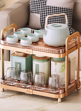 杯子置物架收纳厨房客厅桌面餐桌台面多层高端家用放水杯茶杯架子