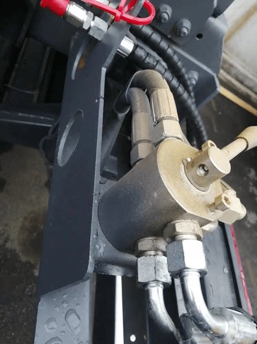 勾臂垃圾车DF6VIE手动转阀切换阀液压阀两位六通换向阀平地机