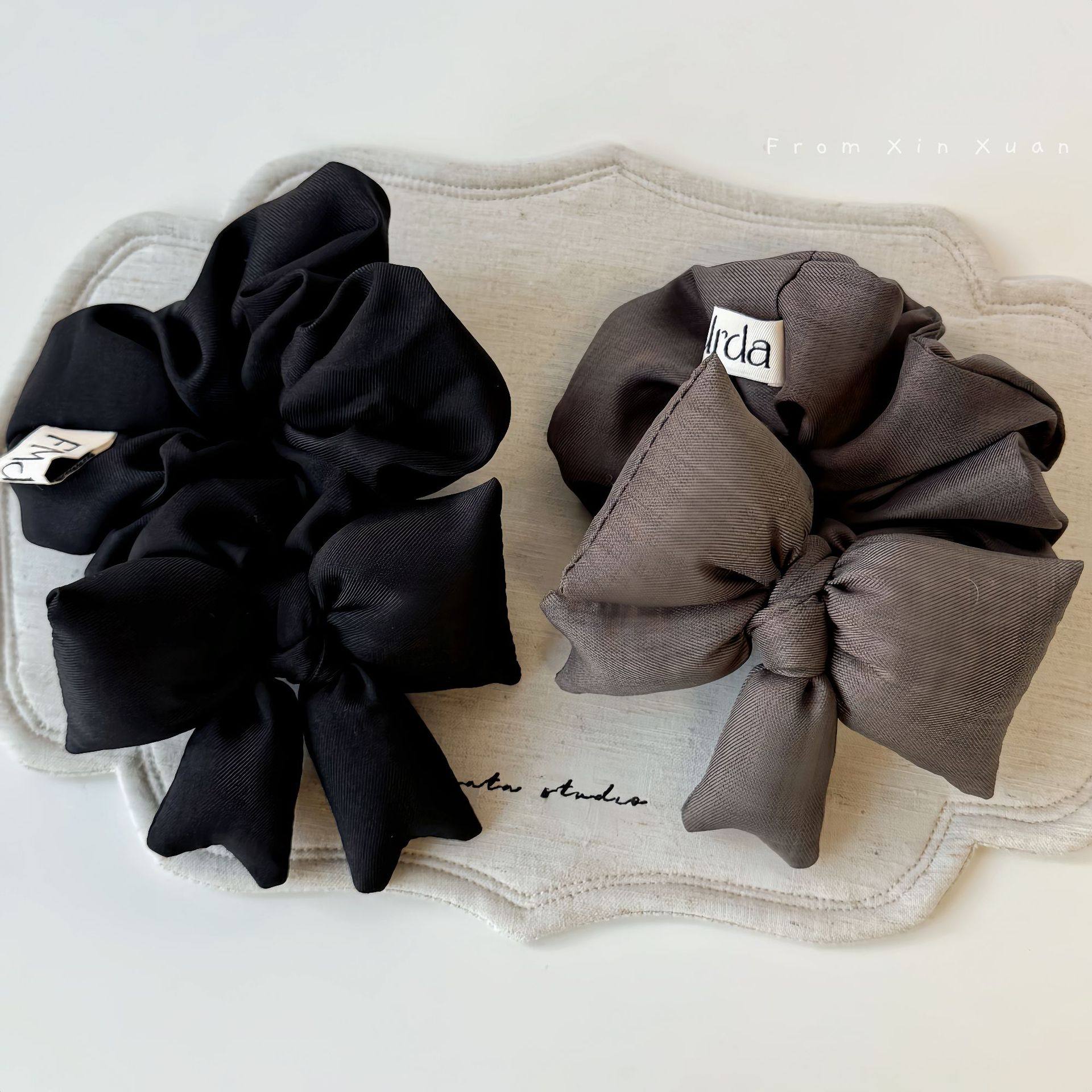 韩国时尚复古发绳高级西装面料充棉蝴蝶结大肠发圈女2026早秋新款,饰品/流行首饰/时尚饰品新,发饰,淘宝优惠券,粉丝福利购,淘宝优惠卷