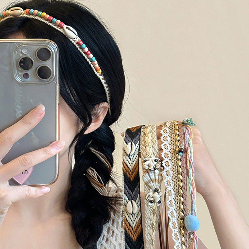 民族风编绳发带头饰波西米亚风复古高级感发饰连衣裙收腰腰带配饰,饰品/流行首饰/时尚饰品新,发饰,淘宝优惠券,粉丝福利购,淘宝优惠卷