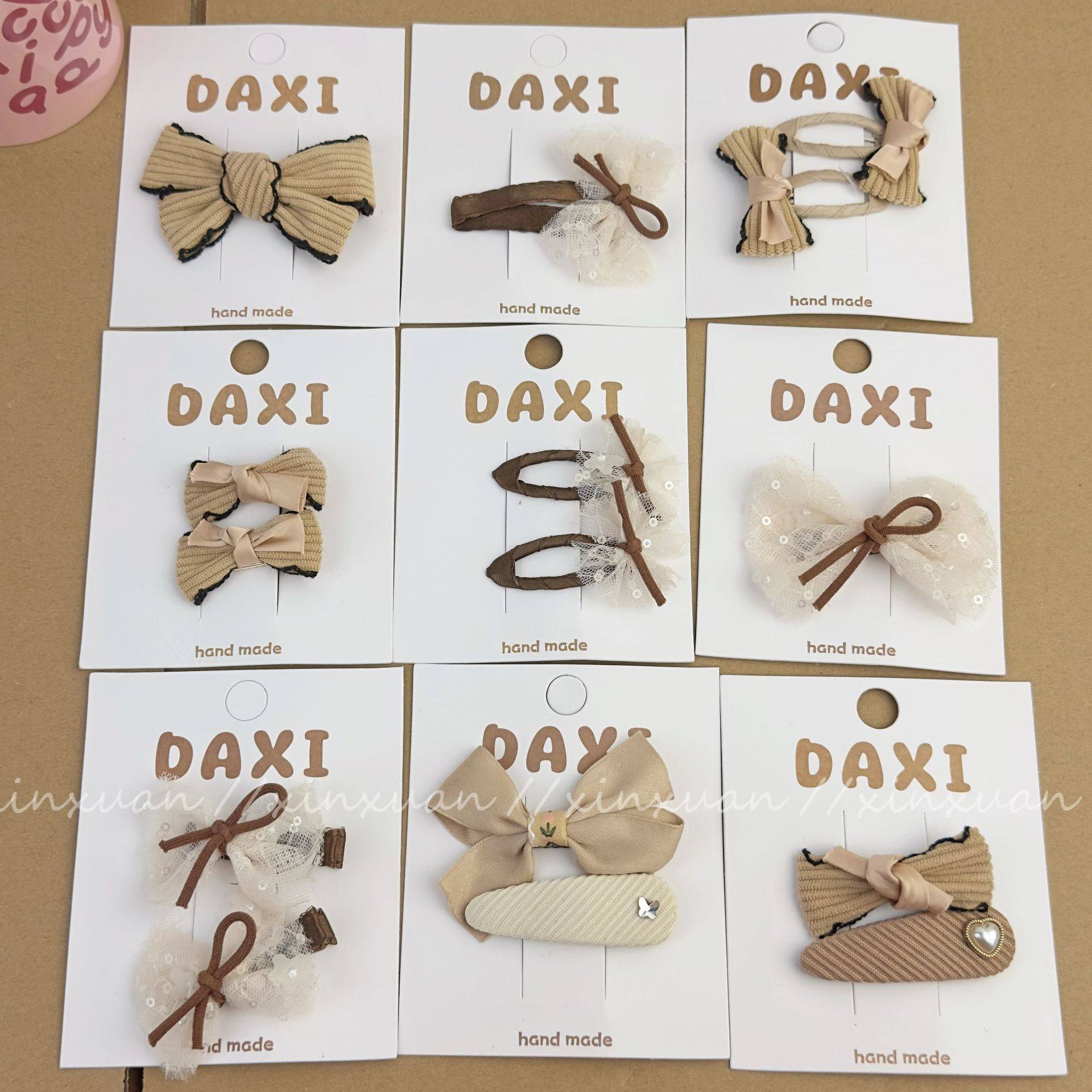 韩版布艺气质条纹蝴蝶结儿童发夹发圈简约纯色仙美网纱刘海夹发绳,饰品/流行首饰/时尚饰品新,发饰,淘宝优惠券,粉丝福利购,淘宝优惠卷