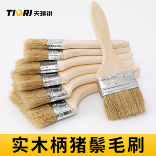 天琪锐猪毛刷油漆专用刷墙清灰小刷子软毛胶水油漆刷键盘清洁加厚