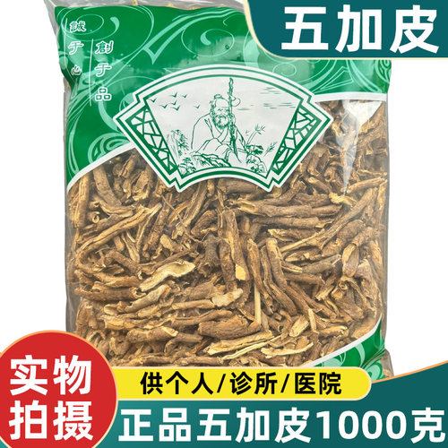 五加皮中药材1000克新货无硫野生北五加皮统安国市场