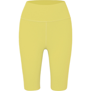 运动瑜伽裤薄款收腹高腰健身五分裤速干裸感紧身打底裤短裤外穿