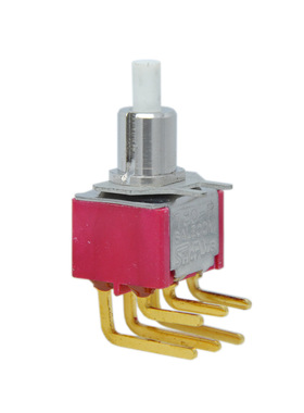 台湾SALECOM原厂钮子开关 P8702系列 复位 六脚两档侧弯脚