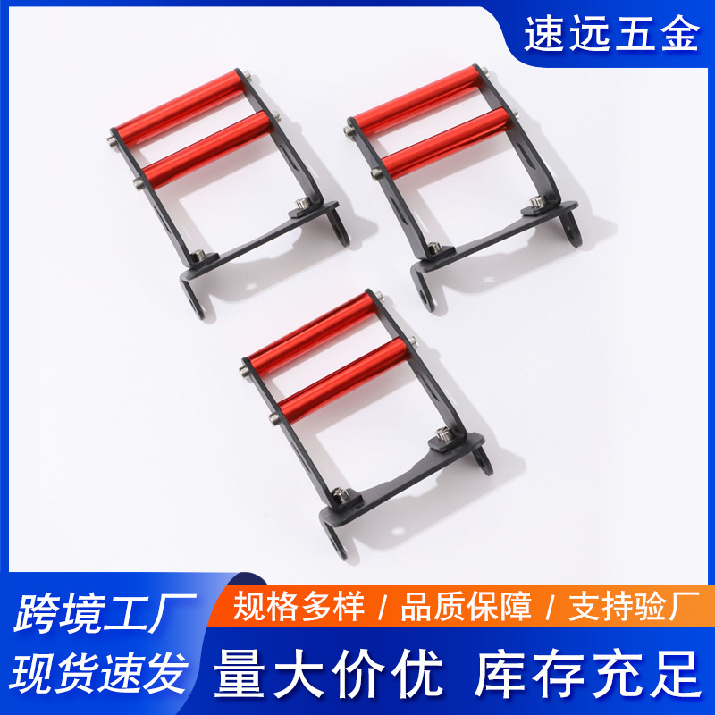 M4电动滑板车配件后尾翼支架后提手十寸代步车铁架子越野款滑板车