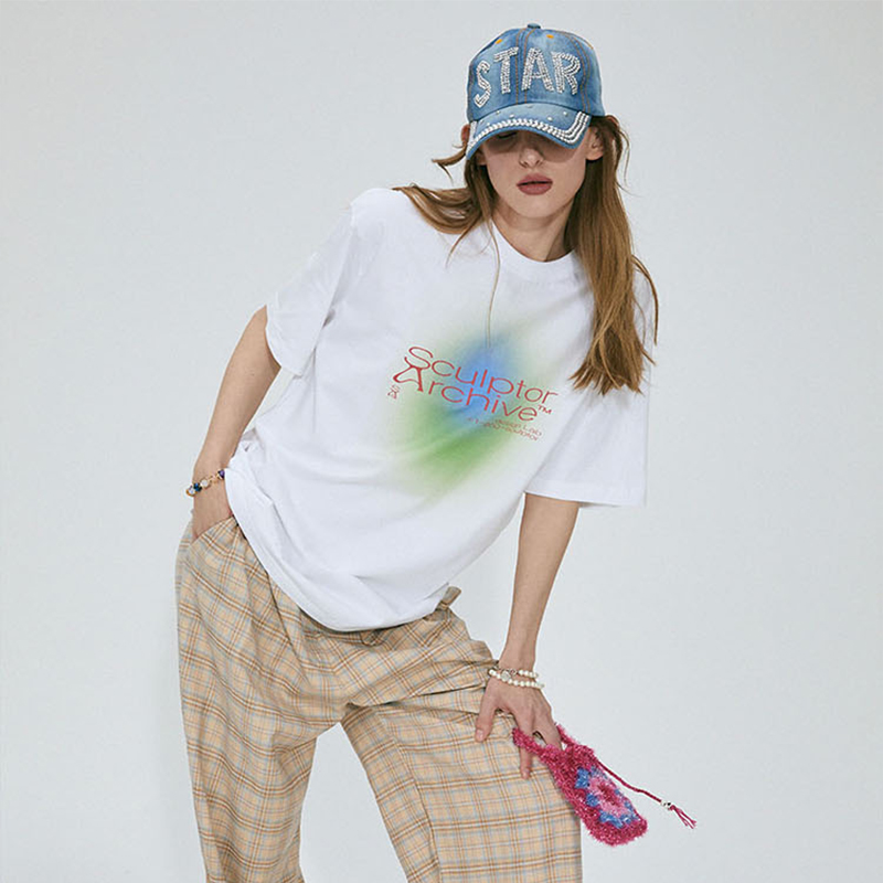 SCULPTOR姜涩琪同款短袖T恤