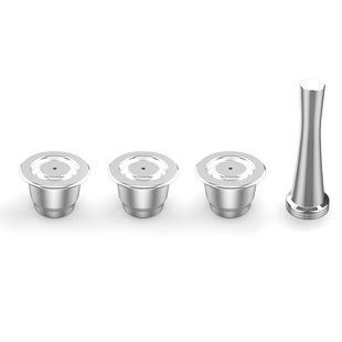 NESPRESSO兼容可重复使用不锈钢雀巢咖啡胶囊壳循环填充过滤器杯