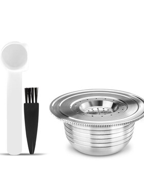 兼容BIALETTI比乐蒂家用可重复使用咖啡胶囊不锈钢过滤器胶囊壳