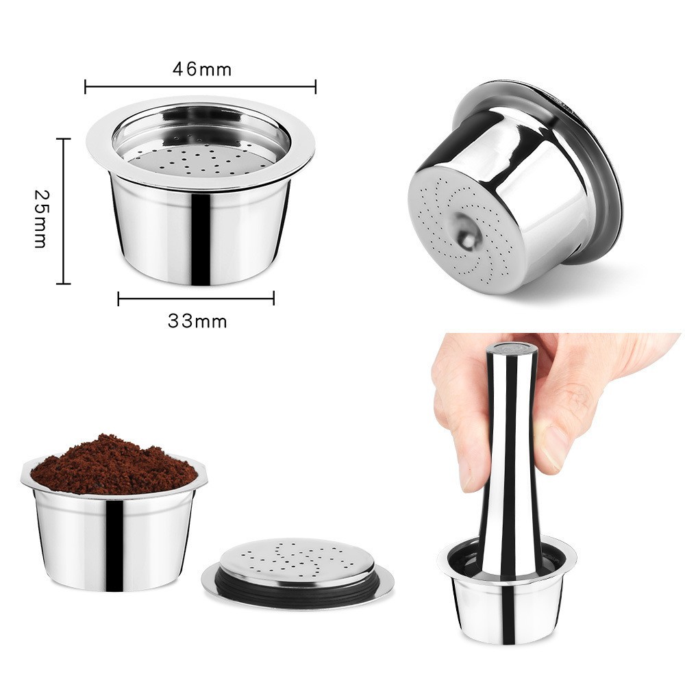 k fee胶囊咖啡机过滤器不锈钢咖啡壳重复使用咖啡胶囊杯