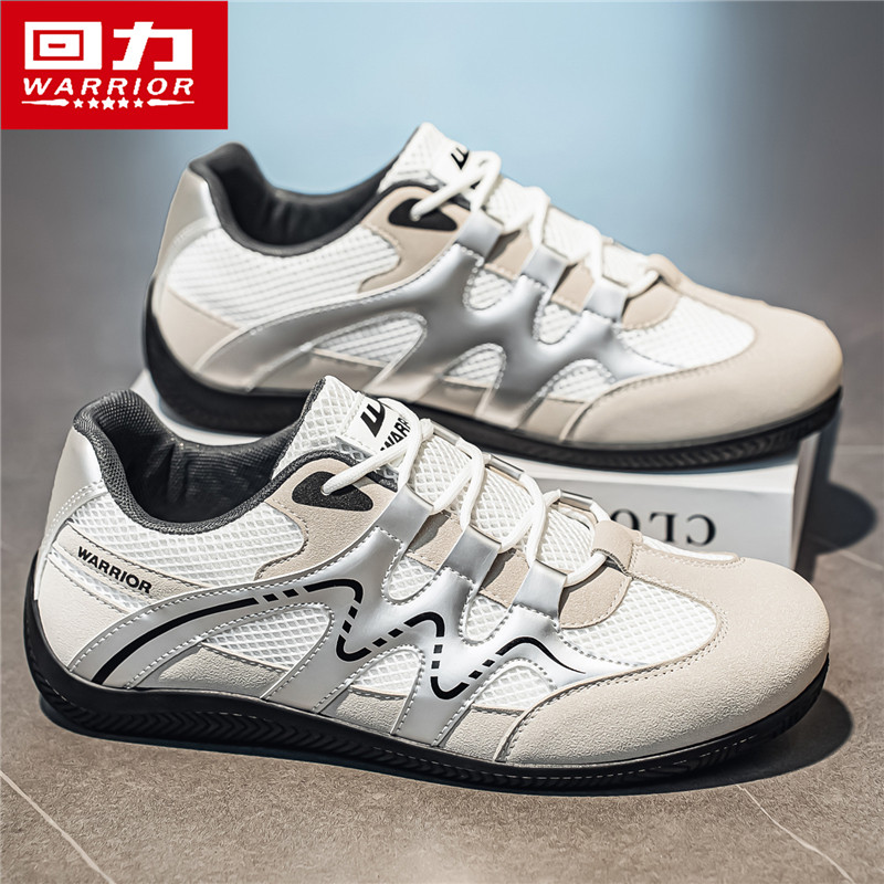 回力男鞋阿甘德训鞋2026春季新款百搭透气网面运动休闲内增高板鞋