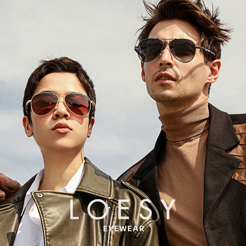 洛伊士loesy飞行员偏光墨镜男士开车钓鱼旅游专用太阳眼镜2026