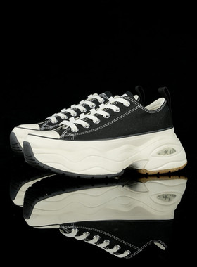 日版SURGETRAINER XO厚底松糕鞋黑色All Star高低帮男女鞋帆布鞋