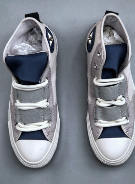 Chuck Taylor Kakashi火影联名灰蓝色高帮帆布鞋板鞋男女鞋A14839