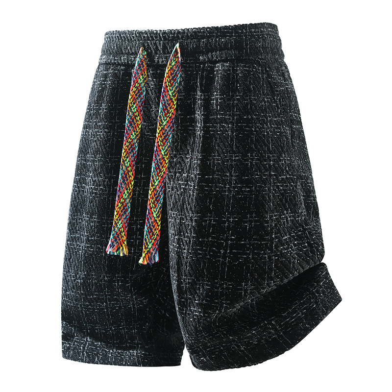 美式短裤男夏季情侣款沙滩裤男女休闲裤宽松大码潮牌三个口袋裤衩