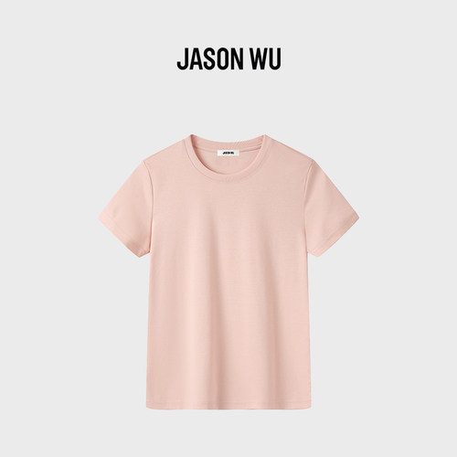 JASON WU-J系列100%棉基础百搭短袖T恤女夏