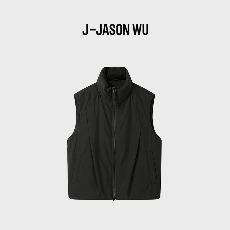 JASON WU立领保暖休闲时尚情侣款背心上衣男