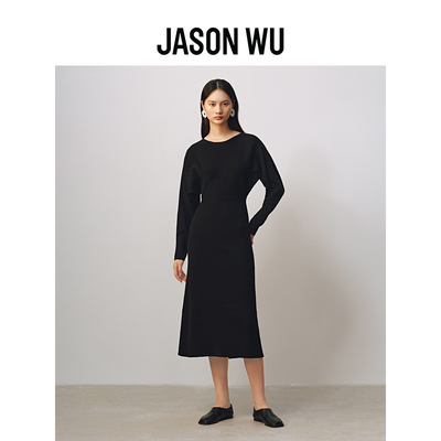 JASONWU通勤绵羊毛针织裙