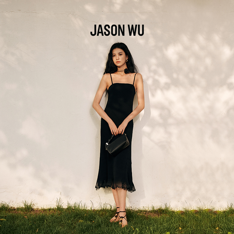 荷叶边连衣裙jasonwu