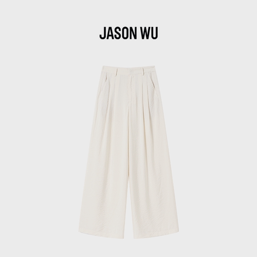 JASON WU-J系列肌理感设计高腰垂感休闲裤女