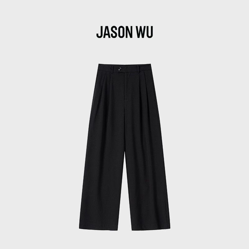 JASON WU-J系列2026新款高腰垂感阔腿裤显瘦百搭通勤职业西装裤女