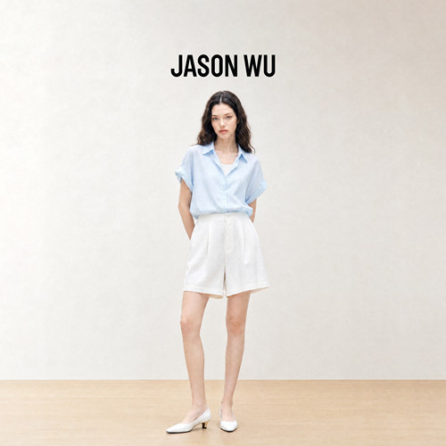 JASON WU-J系列100%汉麻百搭日常休闲短裤女