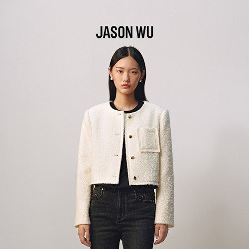 圆领短外套jasonwu小香风