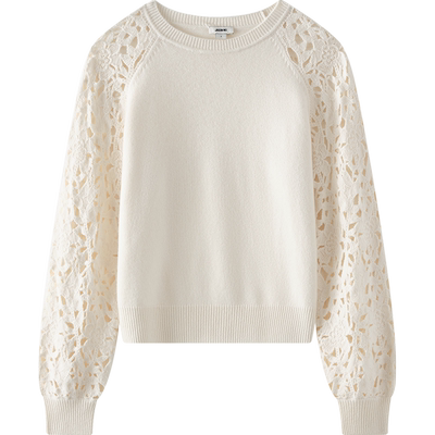 Jasonwu绵羊毛套头圆领