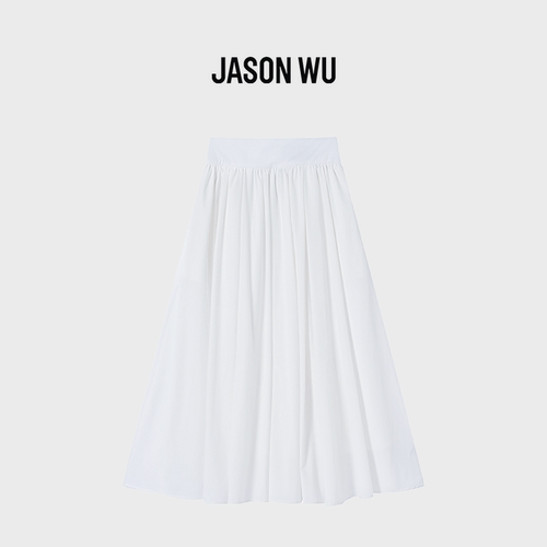 JASON WU-J系列公主风中长款A字遮胯半身裙