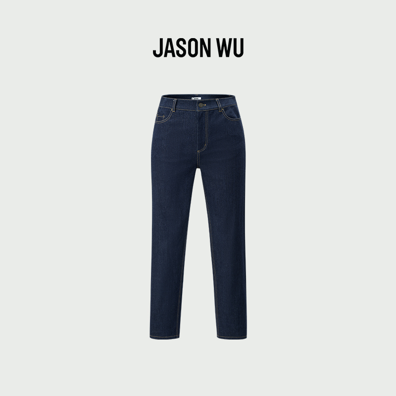 JASON WU 秋季新款通勤锥形修身显瘦裤子长裤休闲裤牛仔裤女