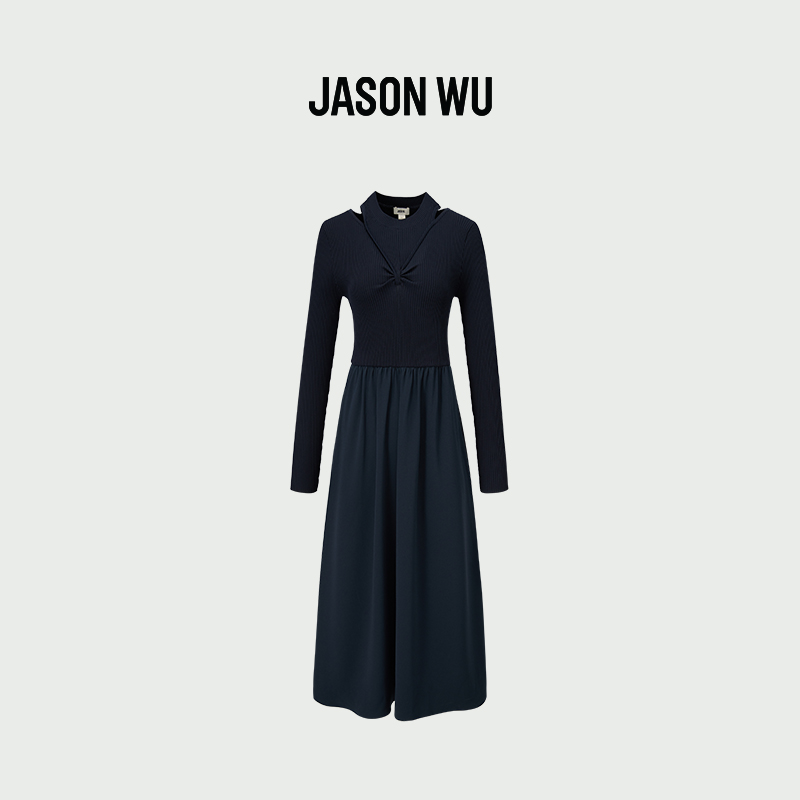 镂空镂空针梭拼jasonwu