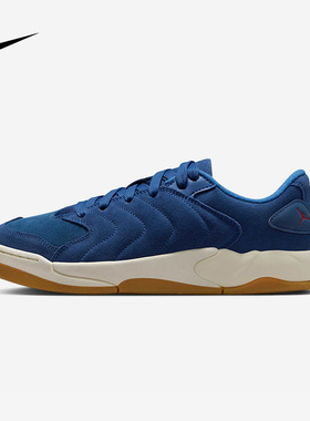 NIKE耐克乔丹男鞋SESSION蓝色低帮休闲运动鞋复古板鞋IB3731-400